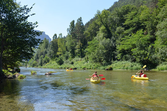 Kayak, Cano&euml;,  gorges du Tarn, France