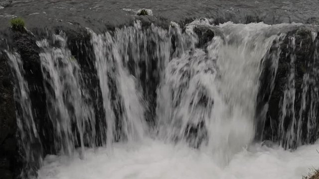 nikko national park small waterfall still shot
