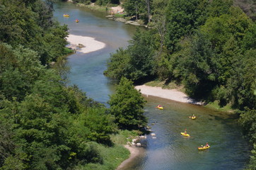 Kayak, Canoë,  gorges du Tarn, France