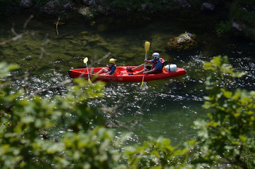 Kayak, Cano&euml;,  gorges du Tarn, France