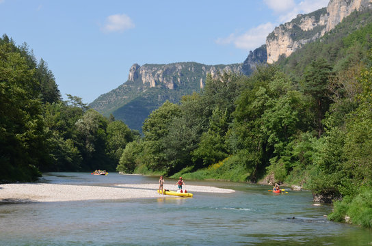 Kayak, Cano&euml;,  gorges du Tarn, France