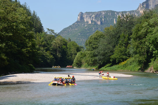 Rafting Et Kayak,  Gorges Du Tarn, France