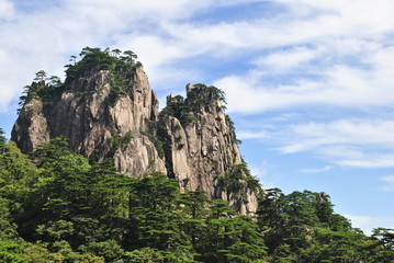 The Yellow Mountain in China