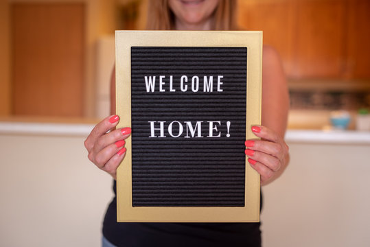 Welcome Home Sign