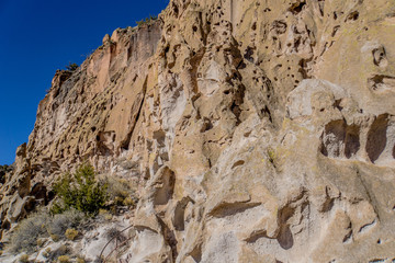 Historic Bandelier National Monument in New Mexico