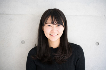笑顔の女性