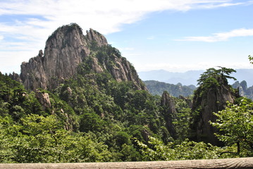 The Yellow Mountain in China