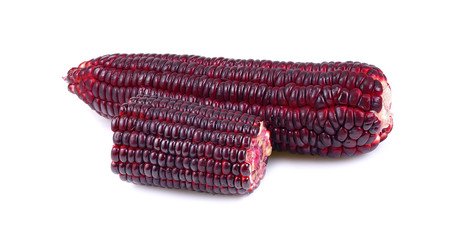 purple corn isolated on a white background