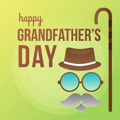 Grandfather's day illustration