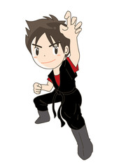 アクションポーズ・男の子