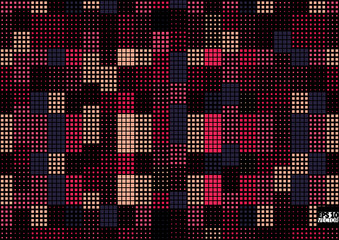 Abstract square pixel mosaic background. Eps10 Vector illustration