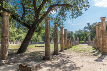 Palestre, site archéologique d'Olympie