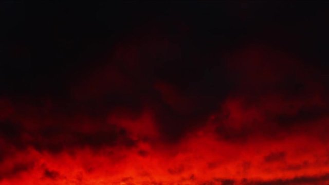 Timelapse of red clouds