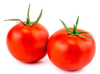 Tomato isolated on white background. With clipping path