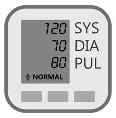Display lcd of blood pressure machine