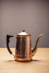 bronze bottle for hand drip coffee 