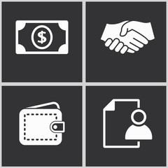 Vector investments money icon.
