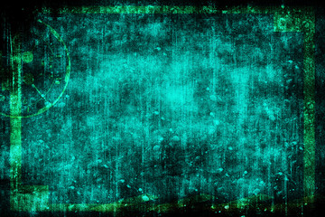 Abstract grunge futuristic cyber technology background. Sci-fi circuit design. Print on old grungy surface. Grunge frame. 
Futuristic technology design. Cyber punk backdrop