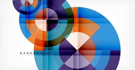 Obraz premium Wektorowy okręgu abstrakta tło