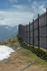 Lawinenschutz Schneeschutz Lawine