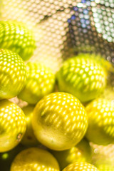 Love yellow lemons in bucket