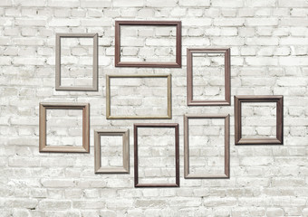 frames on wall