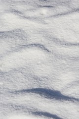 Obraz premium Undulating snow background, UK.