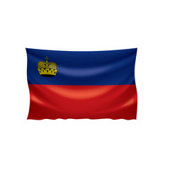 Fototapeta premium liechtenstein flag, vector illustration