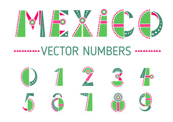 Mexico number set