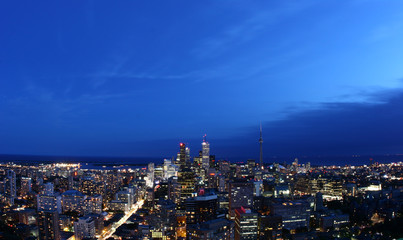 Toronto, provice Ontario, Canada. The Night view