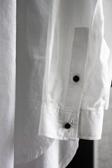 Hanging white clothes