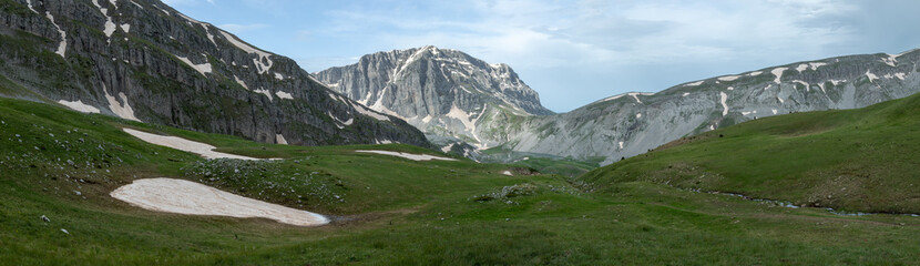 Fototapeta na wymiar Pindus mountain range in Greece