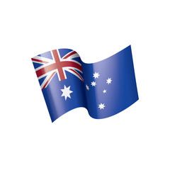 Fototapeta premium Australia flag, vector illustration
