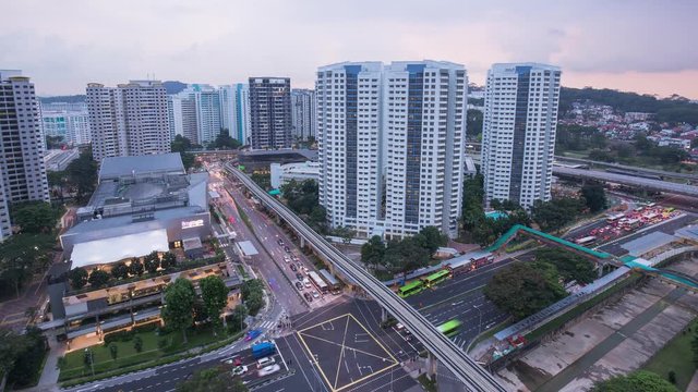 Majestic Evenings in Bukit Panjang Town