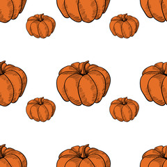 Pumkin Orange Pattern 3