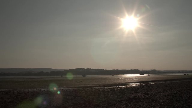 TIMELAPSE of Sunset over Lympstone in Devon