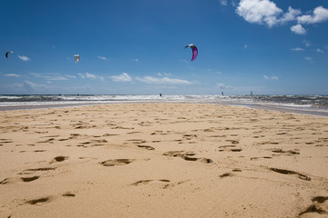 Kitesurfing a Fuerteventura
