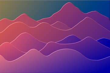 A 3D rendered wavy background with a Dynamic Effect. It is an abstract illustration of a dune pattern. Usable as a stand alone or background immage
