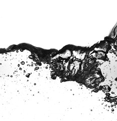 Liquid Splash Isolated on White Background