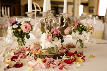 Vintage Tischdekoration Hochzeit