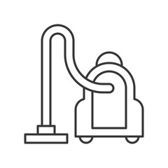 vacuum cleaner, housekeeping and cleaning service related, outline icon