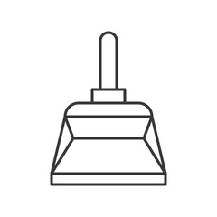 dust pan, cleaning service related, outline icon