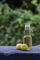 aroma oil lemon and massage relax spa
