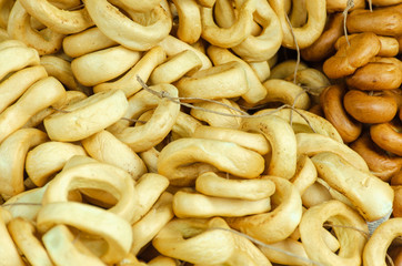 bagels in street market