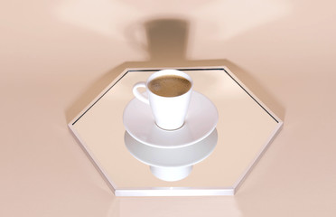 Morning coffee setup.