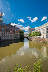 Warehouse district of Hamburg (Speicherstadt).
