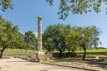 Portique d'Écho, site archéologique d'Olympie