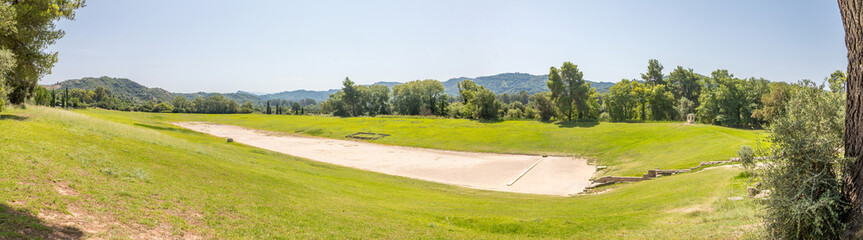 Stade, site archéologique d'Olympie