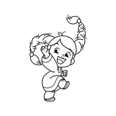 Cutest kid. Illustration isolated on white background. Design element for print, t-shirt, poster, card, banner.