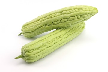 Green Momordica charantia vegetable